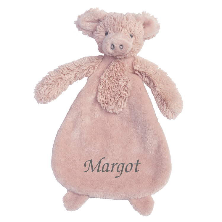  - perry the pig - comforter pink 25 cm 